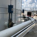 bulk material process valve installation, pneumatic conveying pipeline installation